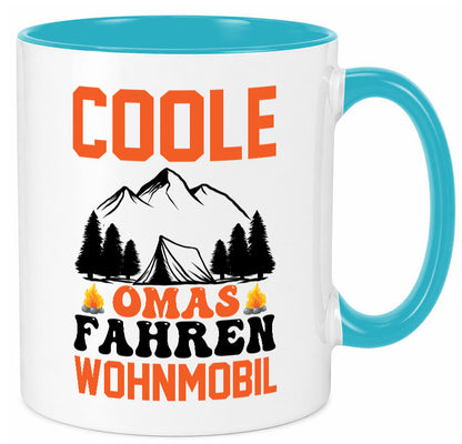 Coole Omas Fahren Wohnmobil | Camping lustig Familie Geschenkidee Geschenk Tasse