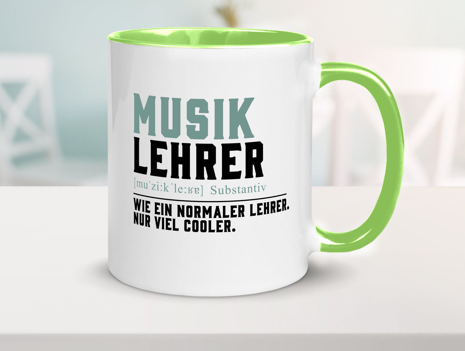Musiklehrer | Lehrer Unterricht Lieblingslehrer Geschenkidee Humor Tasse