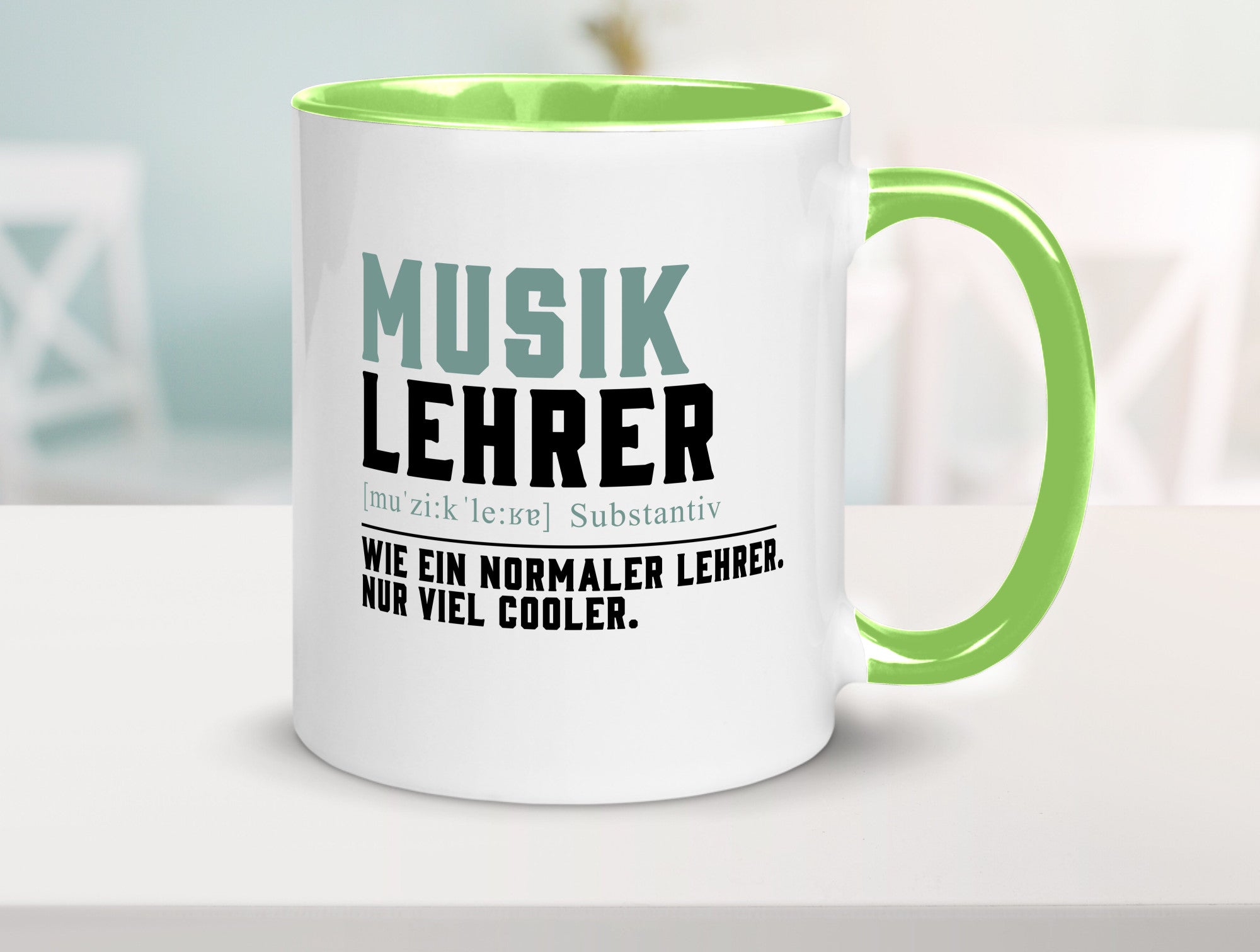 Musiklehrer | Lehrer Unterricht Lieblingslehrer Geschenkidee Humor Tasse