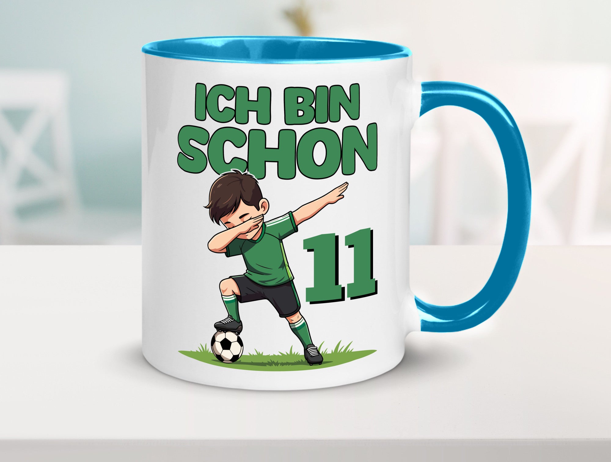11. Geburtstag | 11 Jahre Fußballer Geschenkidee Humor Tasse