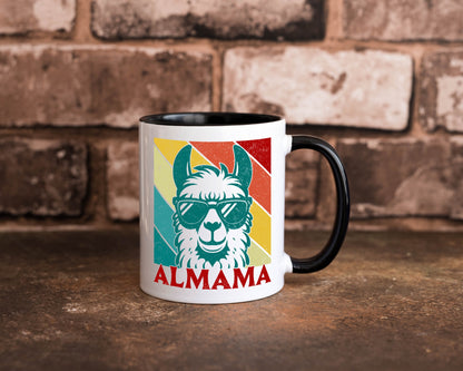 Almama | Lama Mutter Muttertag lustig Familie Geschenkidee Geschenk Tasse