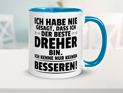 Der Beste Dreher | Fräser lustiger Spruch Geschenk Humor Geschenkidee Tasse