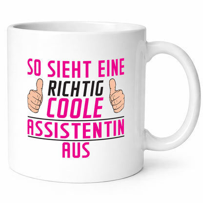 Richtig Coole Assistentin | Assistenz Hilfskraft lustig Humor Geschenkidee