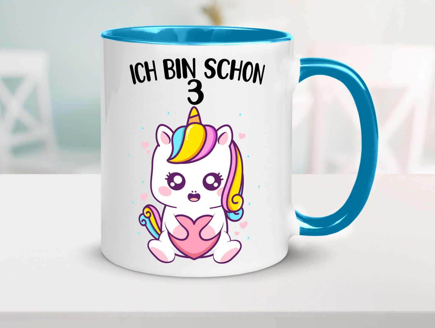 3. Geburtstag | Ich bin schon 3 Jahre Einhorn Mädchen lustig Geschenkidee