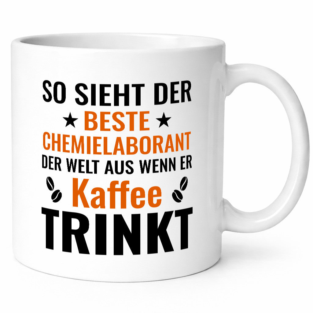 Kaffee trinkt: Chemielaborant | Laborant Chemie Humor Geschenkidee Tasse