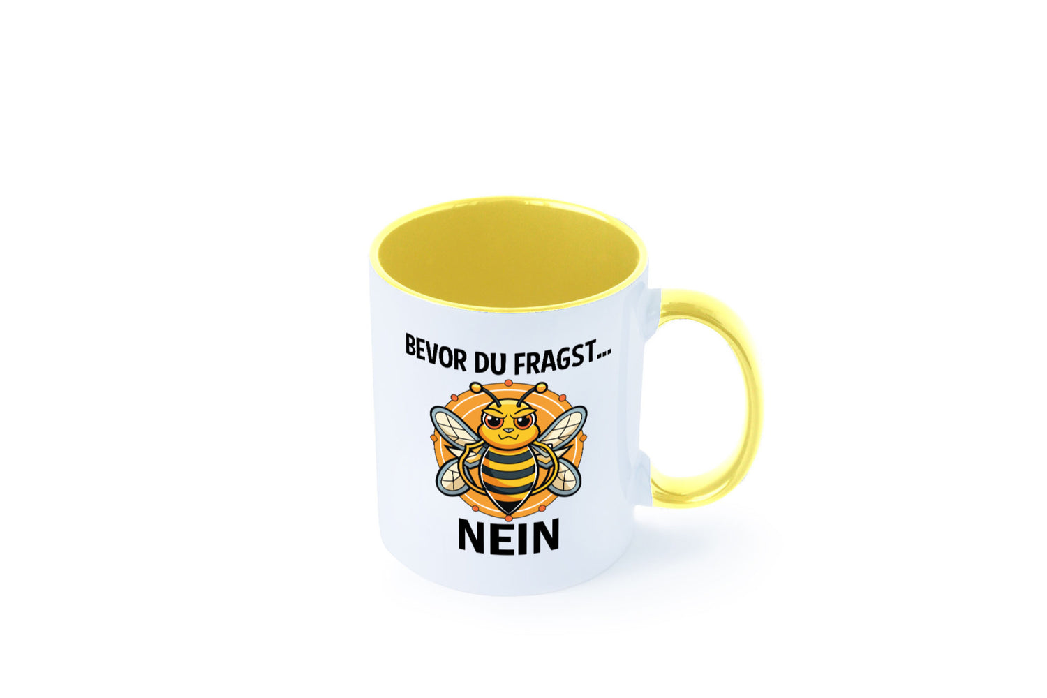 Bevor du fragst... Nein | Hummeln v2 lustig Humor Geschenkidee Geschenk Tasse