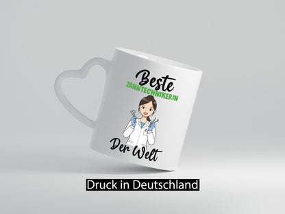 Beste Zahntechnikerin | Zahnmedizin v2 Geschenkidee Humor Tasse