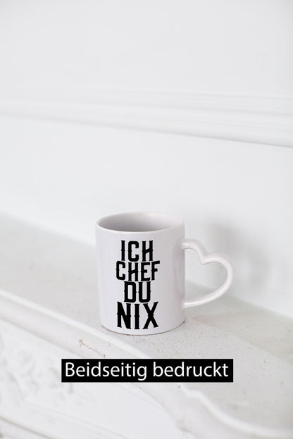 Ich Chef du nix | Arbeit Kollegen lustiger Spruch Humor Büro Geschenkidee Tasse