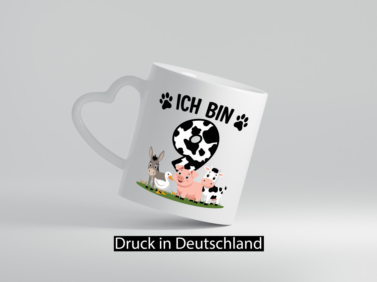 9 Geburtstag | Jahre Farmer Kind lustiger Spruch Geschenk Geschenkidee Tasse