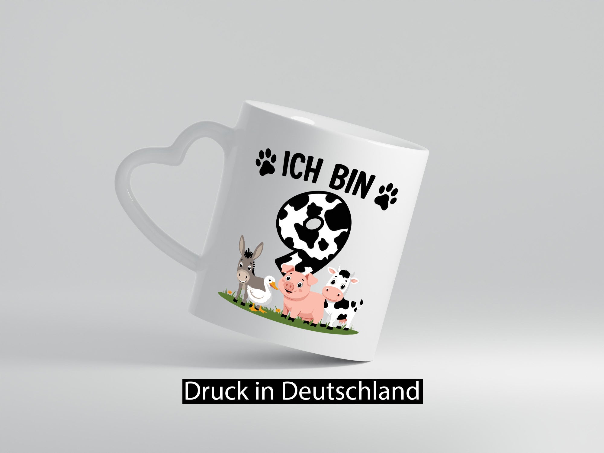 9 Geburtstag | Jahre Farmer Kind lustiger Spruch Geschenk Geschenkidee Tasse