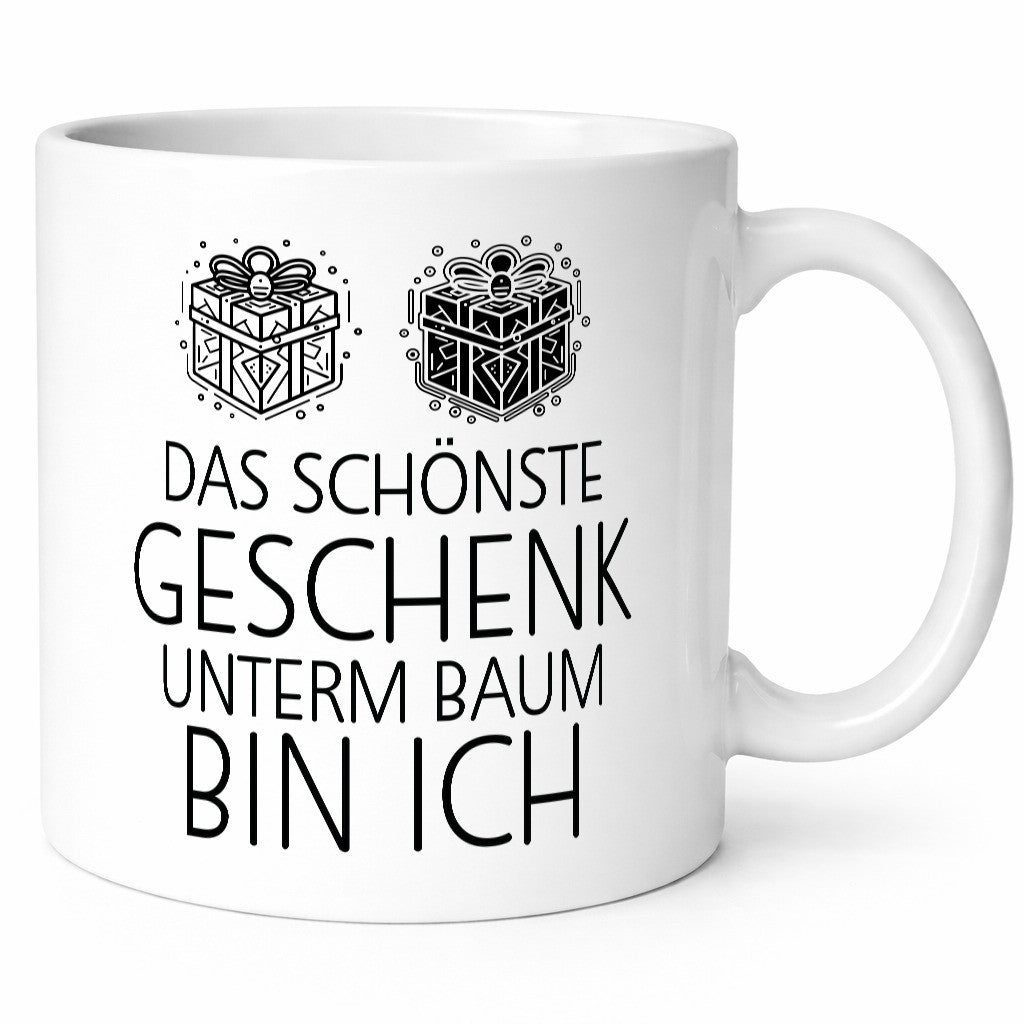 Das schönste Geschenk unterm Baum bin ich | Weihnachten Humor Geschenkidee