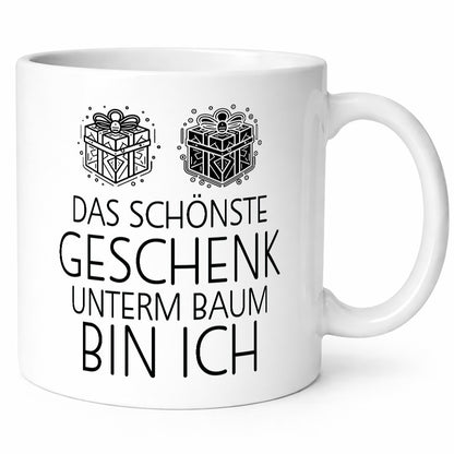 Das schönste Geschenk unterm Baum bin ich | Weihnachten Humor Geschenkidee