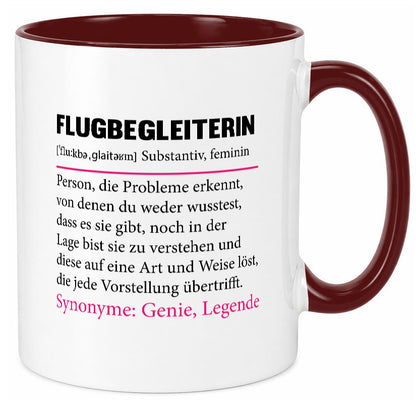 Flugbegleiterin | Spruch Stewardess Flughafen lustiger Geschenk Humor