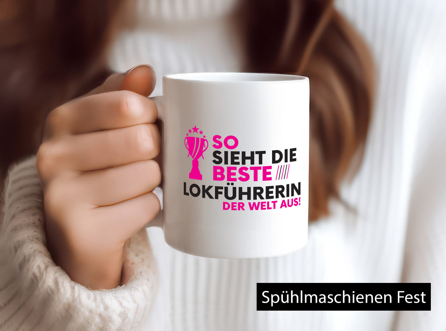 Die Weltbeste Lokführerin | Zug Beruf Geschenk Arbeit Kollegen Büro lustiger