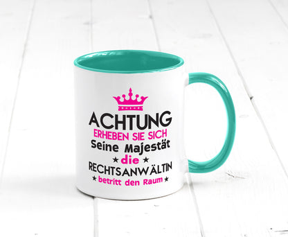 Seine Majestät Rechtsanwältin | Jurstin Anwältin Humor Geschenkidee Tasse