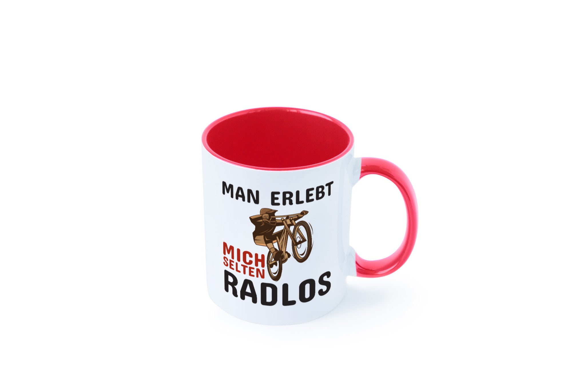 Selten Radlos | Spruchtasse Fahrrad Männer Humor lustiger Spruch Geschenk