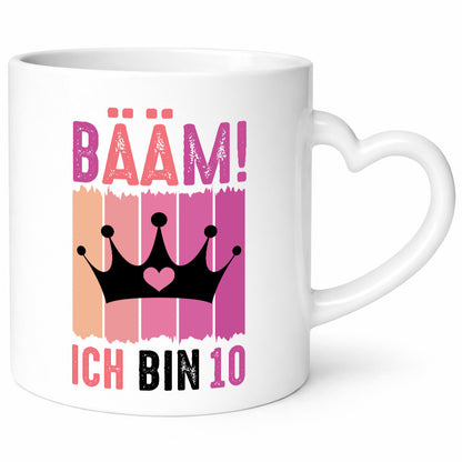 10. Geburtstag | 10 Jahre Bääm ich bin Krone Humor Geschenkidee Tasse