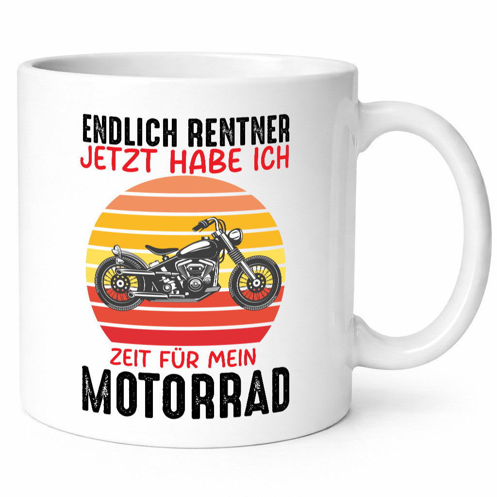 Endlich Renter jetzt habe ich Zeit für mein Motorrad lustig Humor Geschenkidee