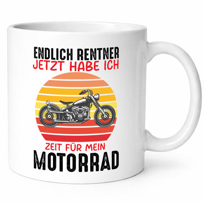 Endlich Renter jetzt habe ich Zeit für mein Motorrad lustig Humor Geschenkidee