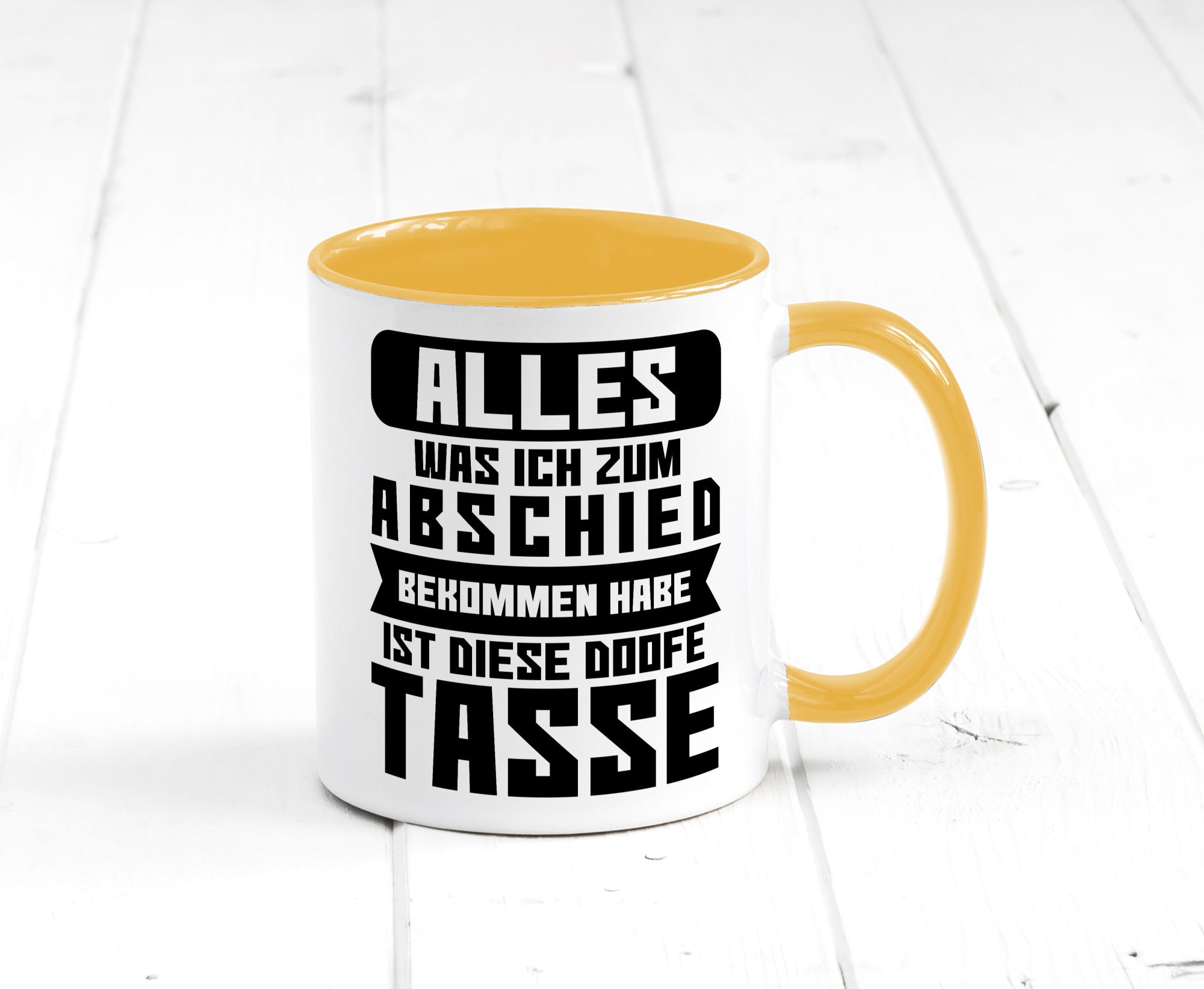 Zum Abschied | Kollegen Jobwechsel Büro Abschluss Geschenk Arbeit lustiger