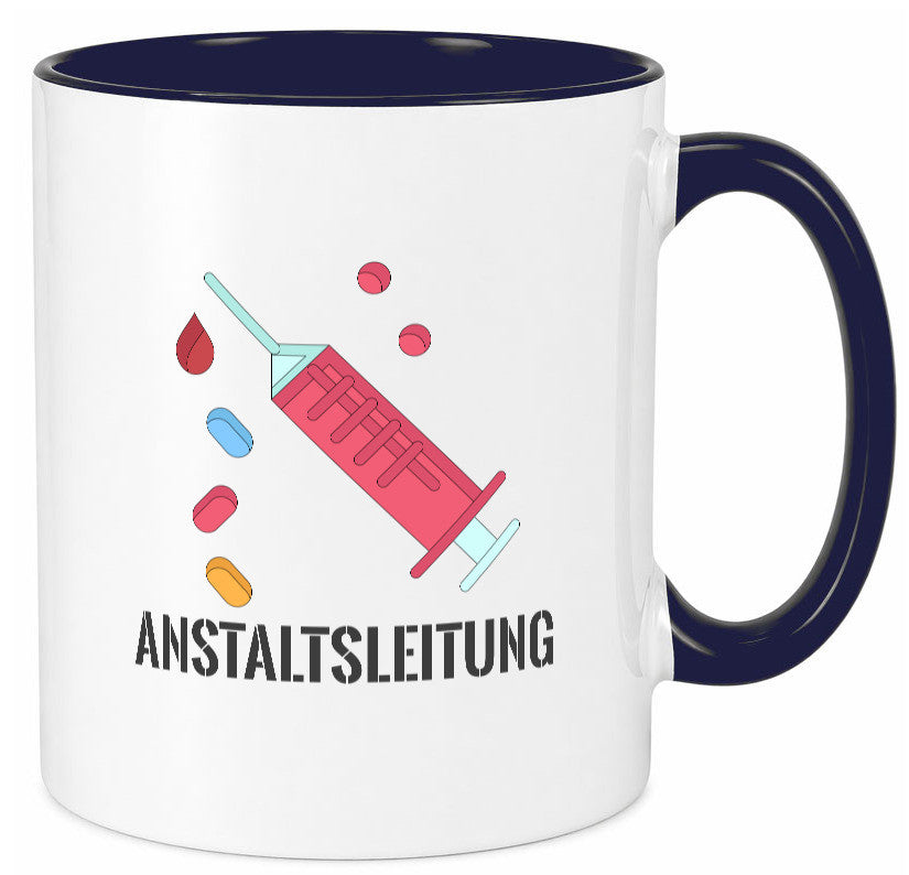 Anstaltsleitung | Krankenschwester Krankenhaus Humor Geschenkidee Tasse
