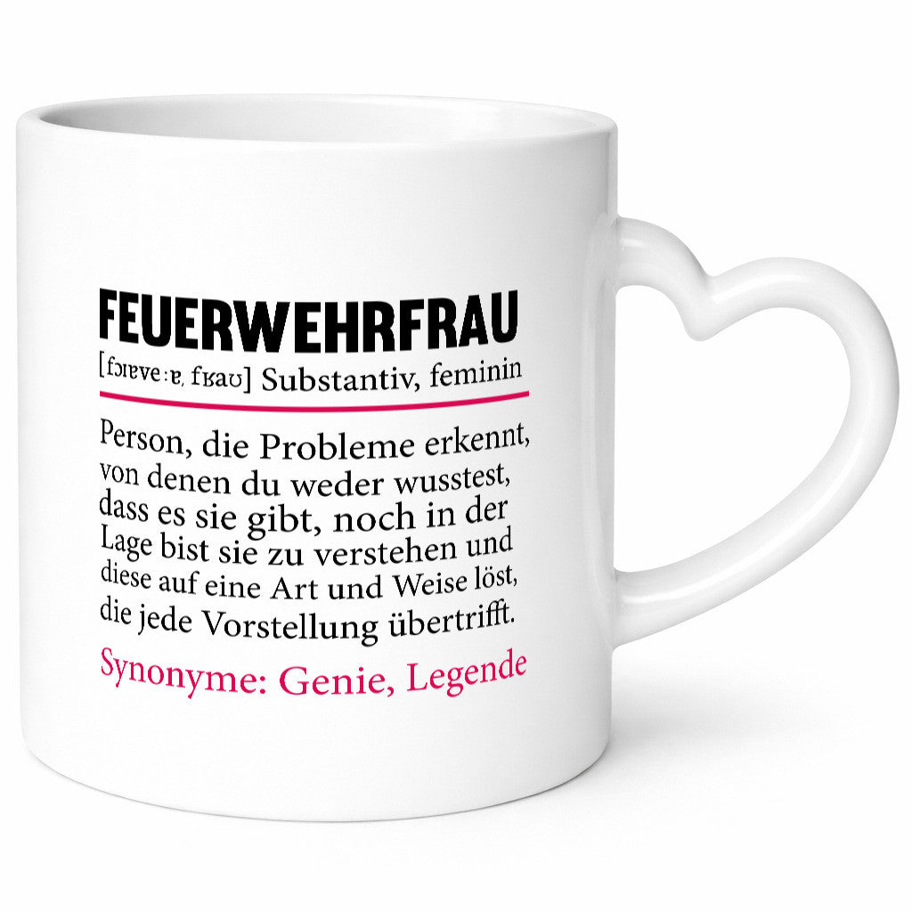 Feuerwehrfrau | Spruch Beruf Feuerwehr lustig Humor Arbeit Kollegen Büro