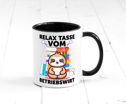Relax Tasse: Betriebswirt | Betriebswirtschaft lustiger Spruch Geschenk Humor