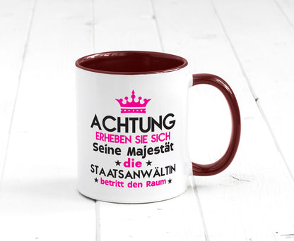 Seine Majestät Staatsanwältin | Anwältin lustiger Spruch Geschenk Humor