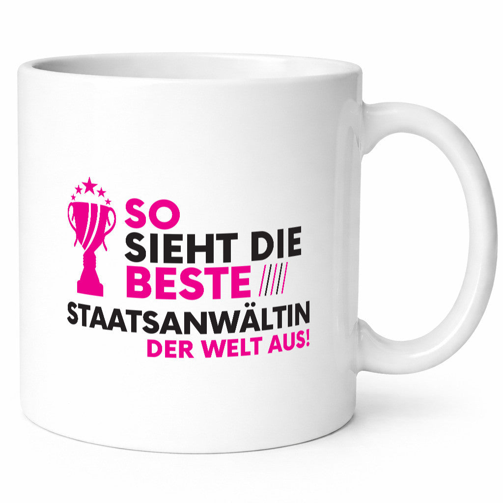 Die Weltbeste Staatsanwältin | Anwältin lustig Humor Geschenkidee Geschenk Tasse