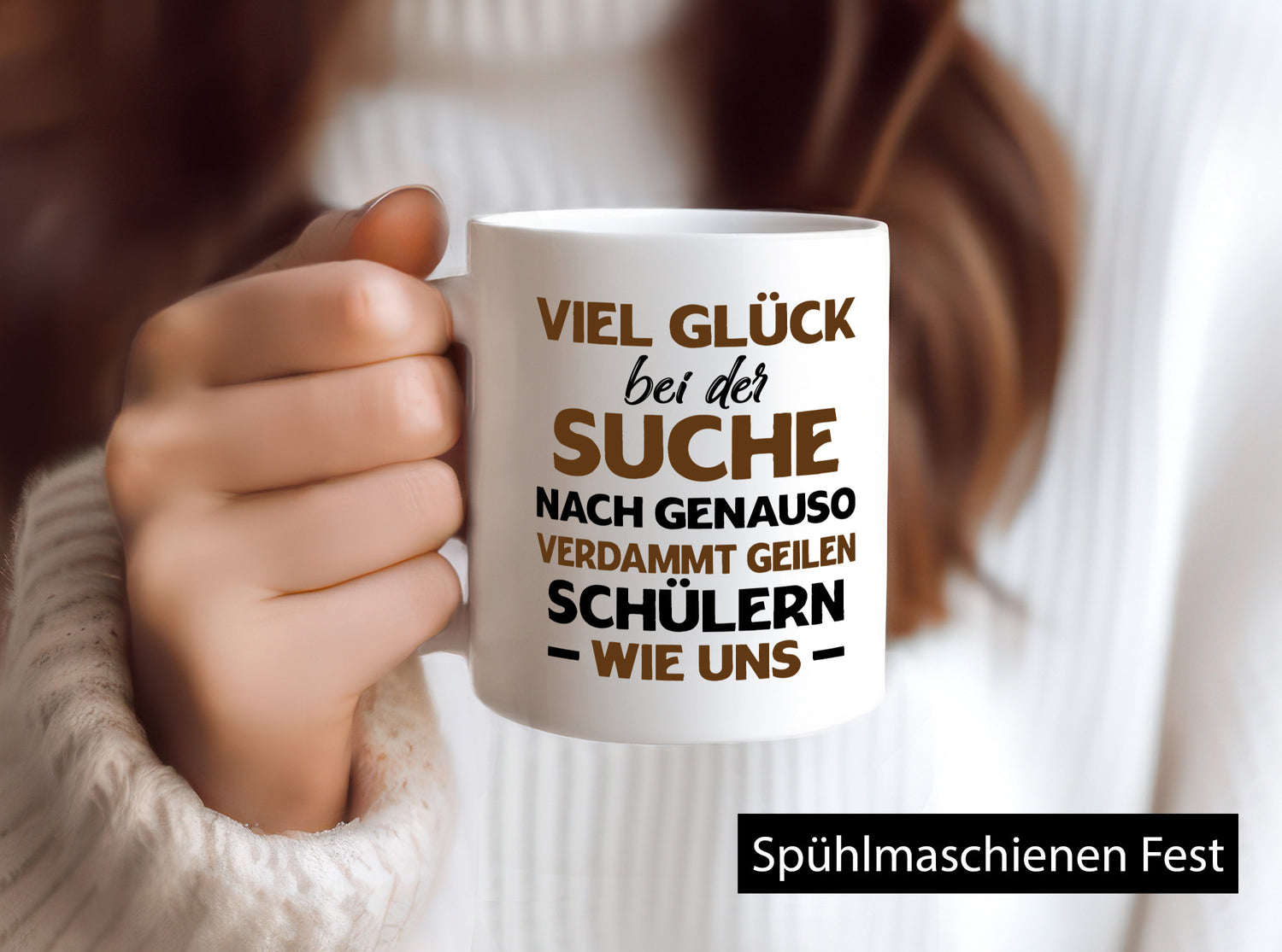 Viel glück | Geile schüler Schule Beste Lehrerin lustig Humor Geschenkidee