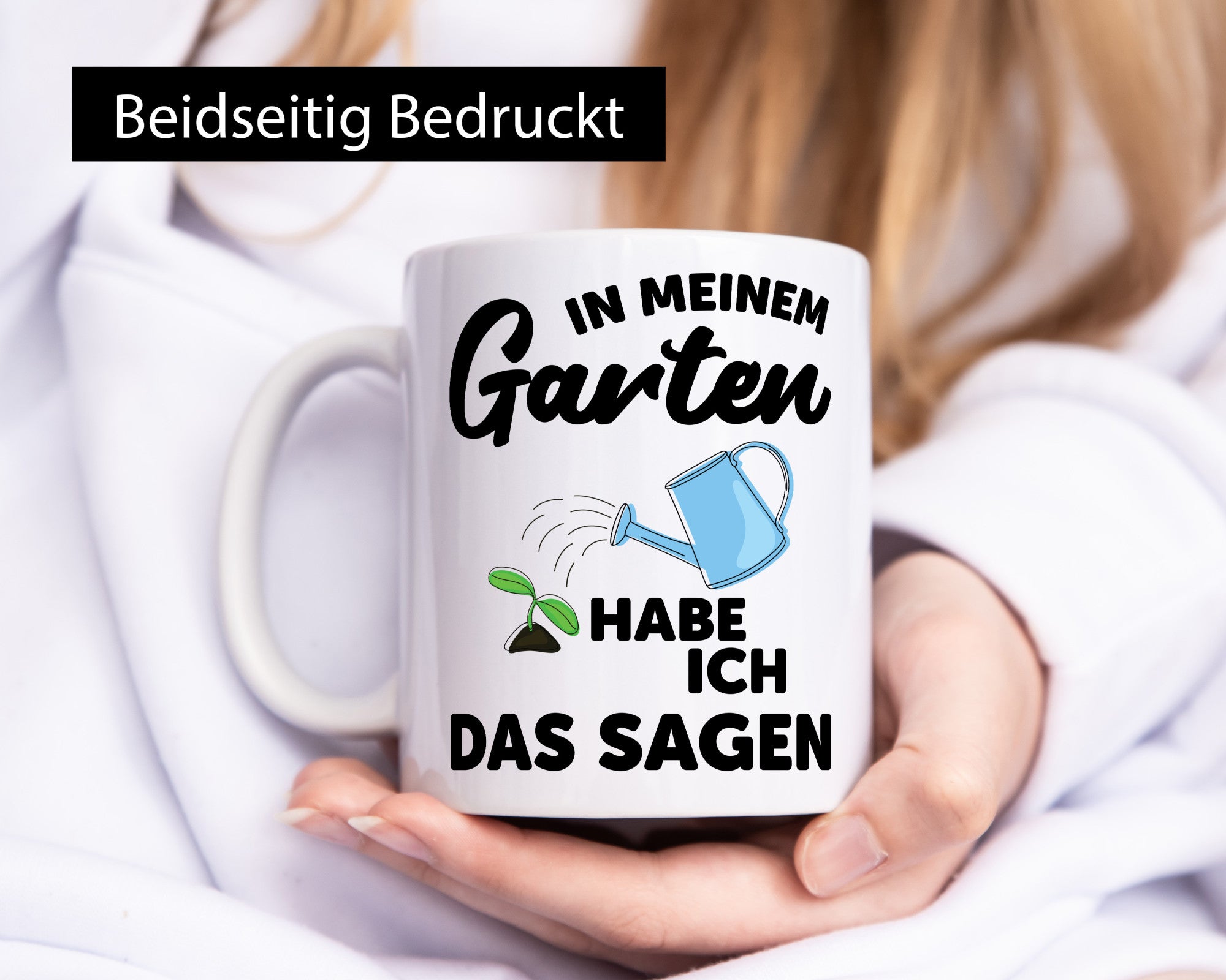 Ich habe das sagen im Garten | Gärtner Pflanzen lustiger Spruch Geschenk Humor