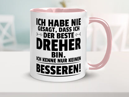 Der Beste Dreher | Fräser lustiger Spruch Geschenk Humor Geschenkidee Tasse