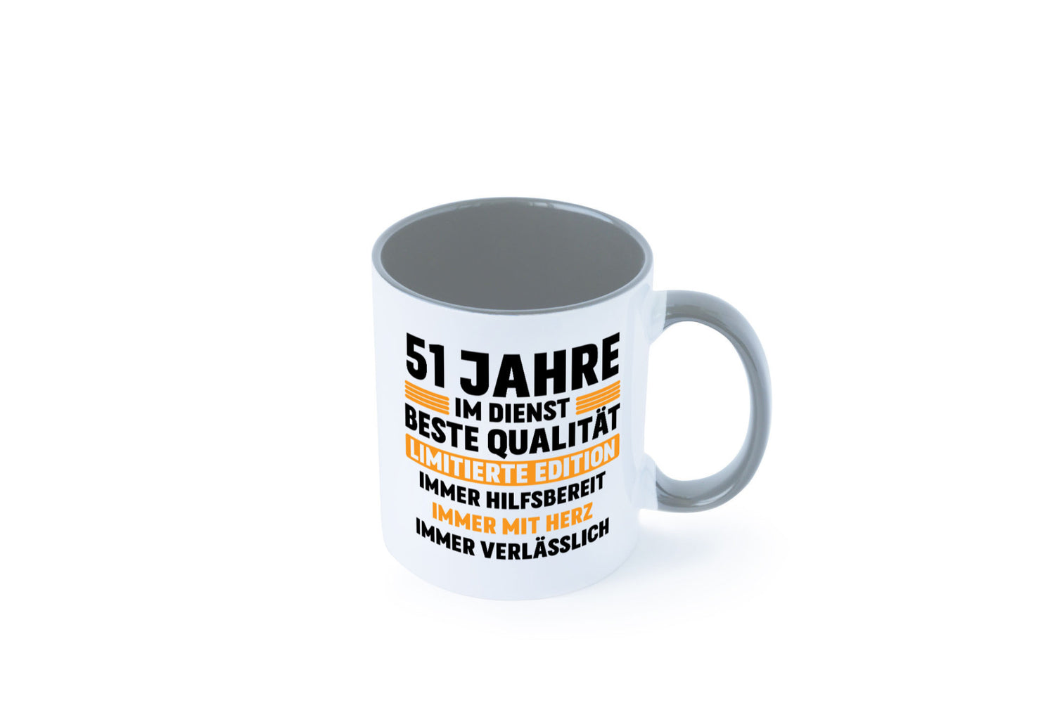 51 Jahre im Dienst | Jubiläum Arbeit lustiger Spruch Geschenk Kollegen Büro