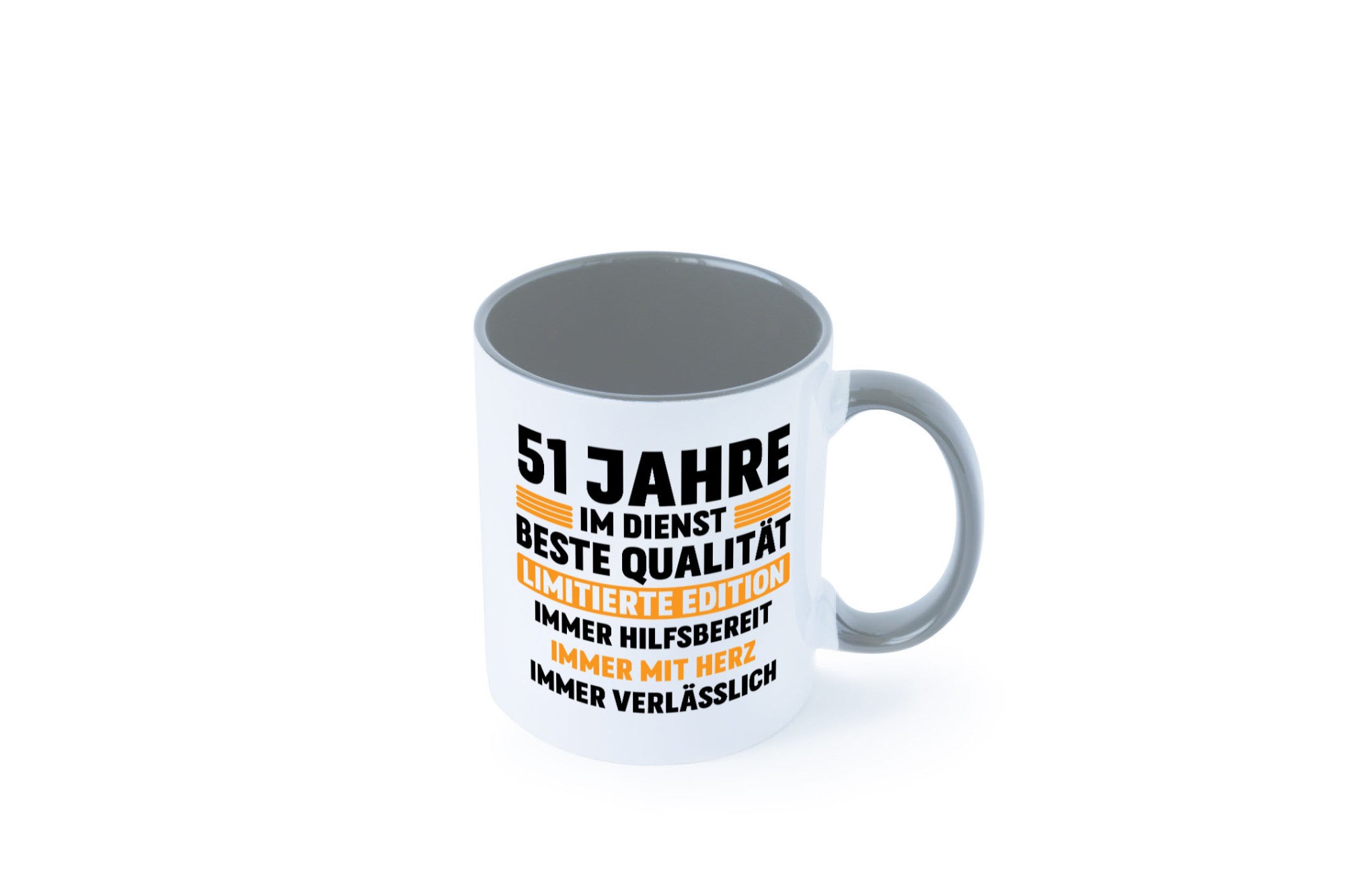 51 Jahre im Dienst | Jubiläum Arbeit lustiger Spruch Geschenk Kollegen Büro