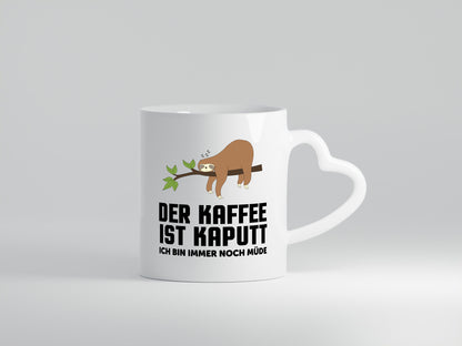 kaffee ist kaputt ich bin noch müde | Faultier schlafen Geschenkidee