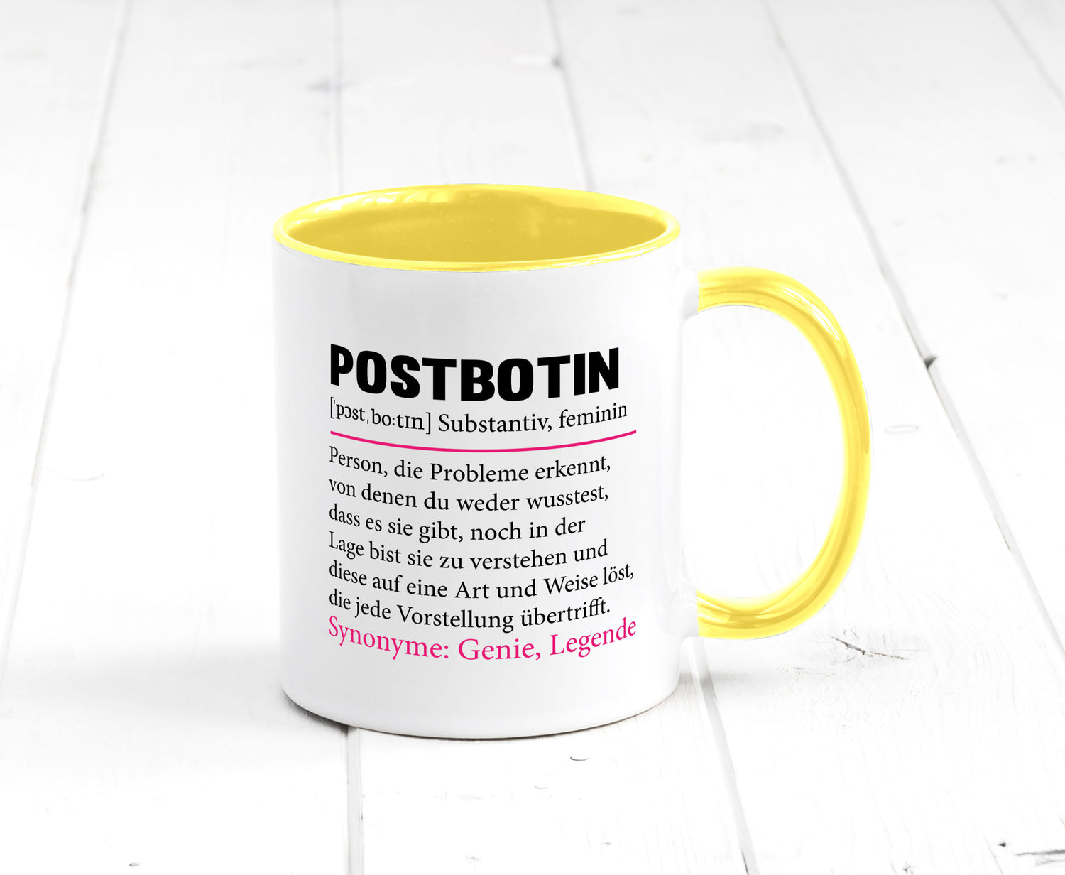 Postbotin | Beruf Post lustiger Spruch Briefträger v2 Humor Arbeit Kollegen