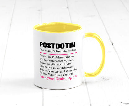 Postbotin | Beruf Post lustiger Spruch Briefträger v2 Humor Arbeit Kollegen