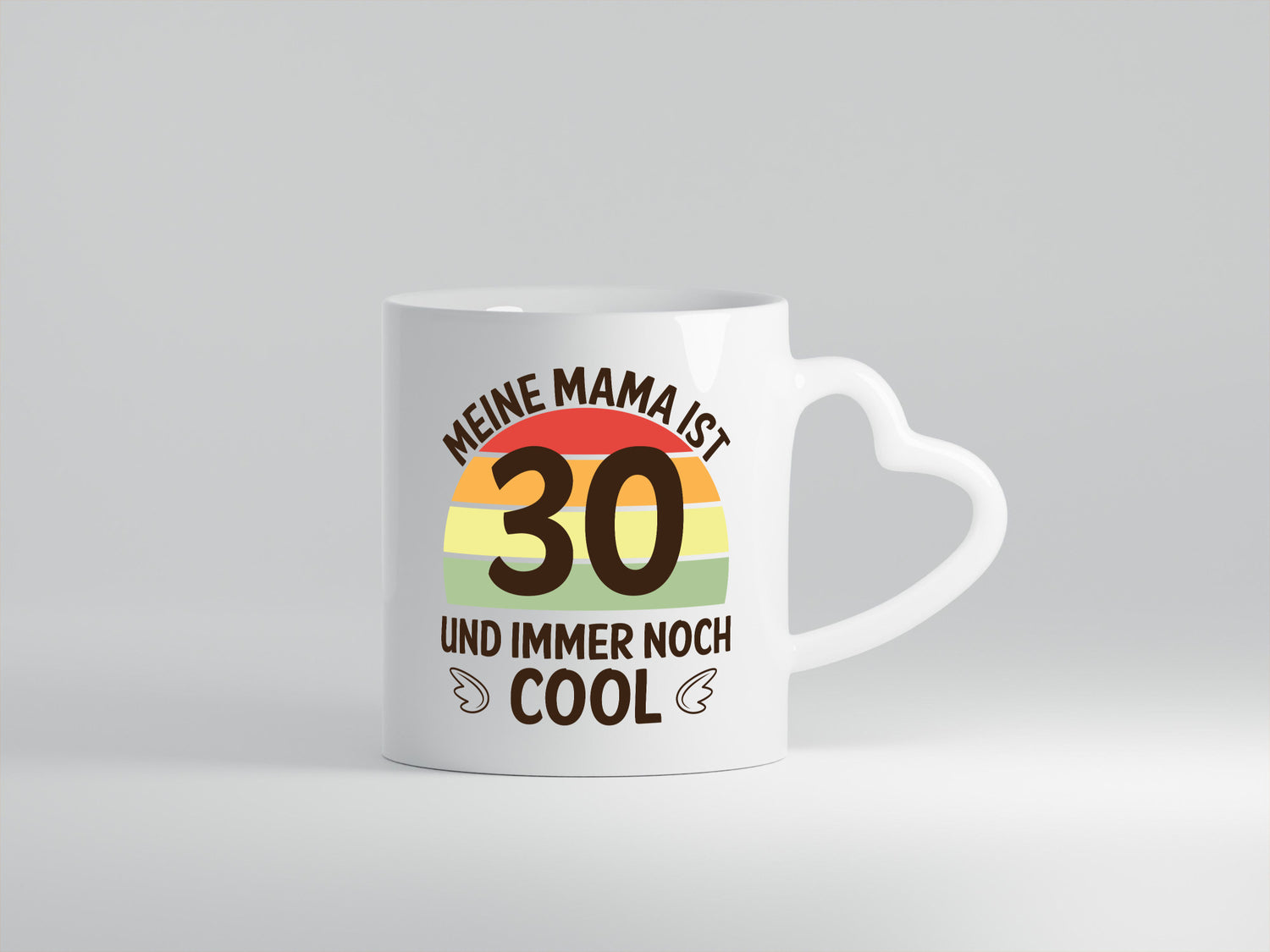 Mama 30, noch cool | Flügel lustig Familie Geschenkidee Geschenk Tasse