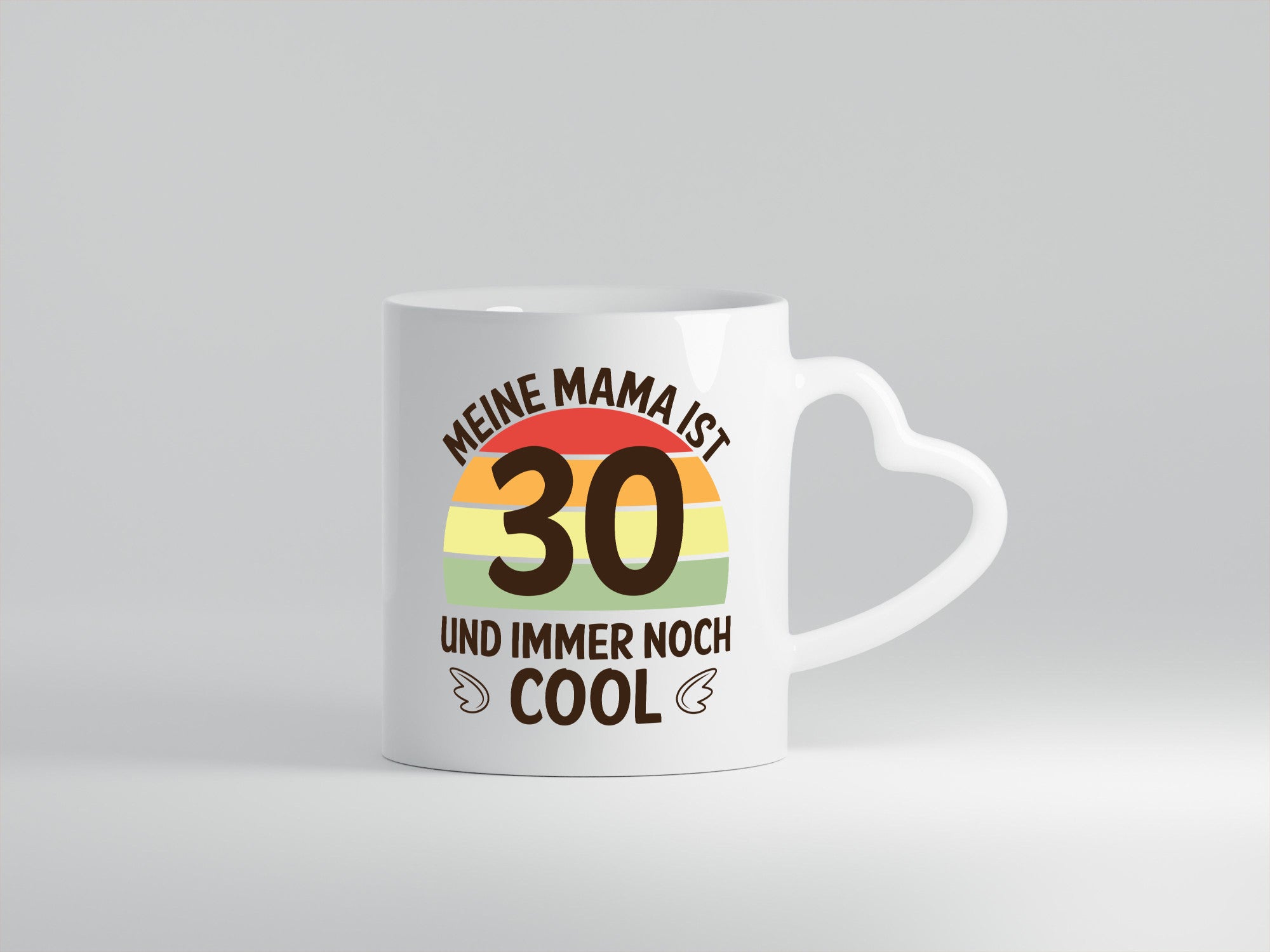 Mama 30, noch cool | Flügel lustig Familie Geschenkidee Geschenk Tasse