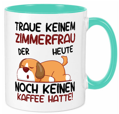 Traue keiner Zimmerfrau| Holzbau | Handwerkerin lustig Humor Geschenkidee