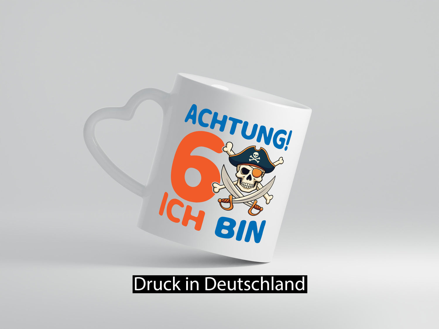 6. Geburtstag | 6 Jahre Pirat Geschenkidee Humor Tasse