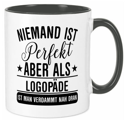 Verdammt nah dran: Logopäde | Sprachtherapie lustig Humor Geschenkidee Geschenk
