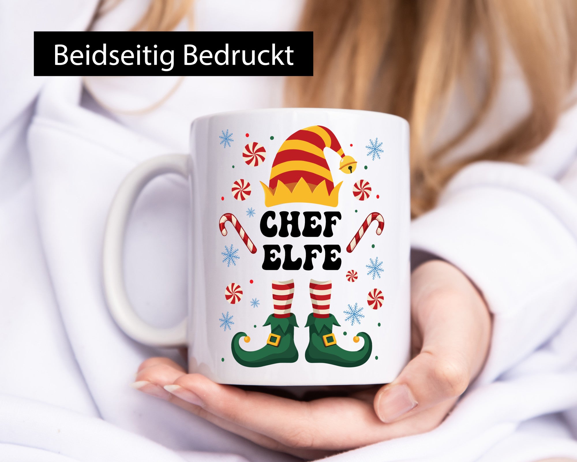 Chef Elfe | Weihnachten Weihnachts v2 lustiger Spruch Geschenk Arbeit Kollegen