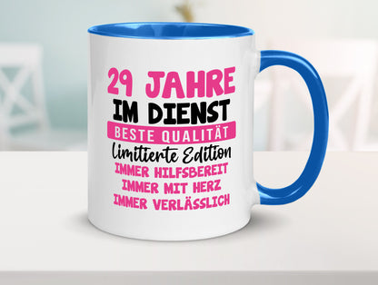 29 Jahre im Dienst | Jubiläum Arbeit v10 Geschenk Kollegen Büro lustiger Spruch