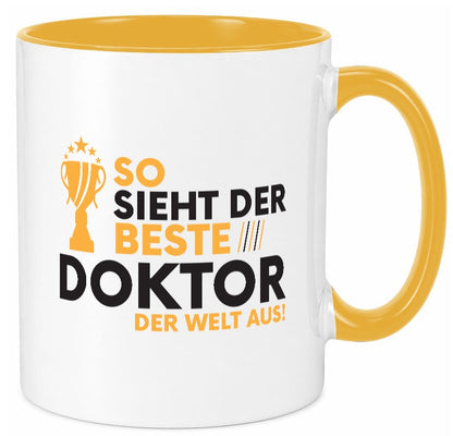 Der Weltbeste Doktor | Doktorand Doktortitel lustiger Spruch Geschenk Humor Tasse