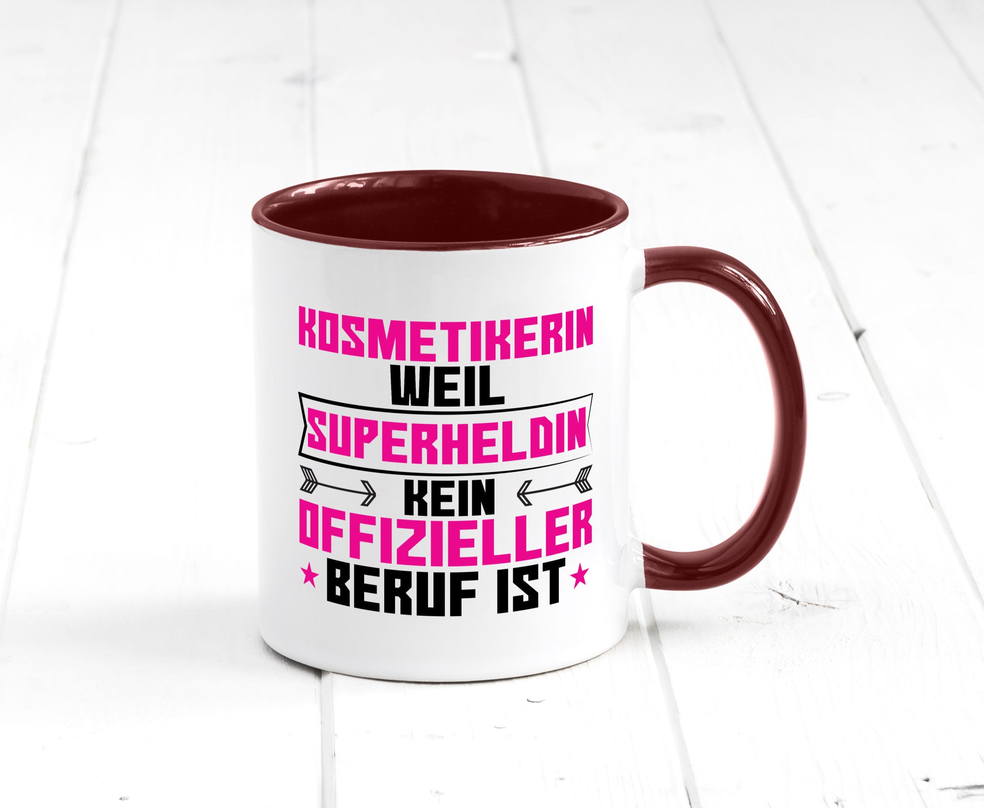 Superheldin Kosmetikerin | Kosmetik Stylistin Visagistin Geschenk Humor