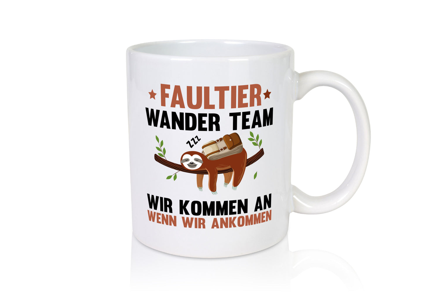 Faultier Wanderteam | Spruch Motiv Wandern lustig Tierliebhaber Humor Geschenk