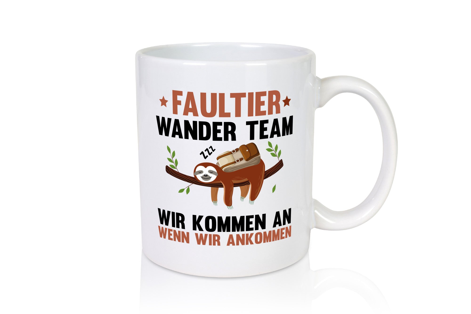 Faultier Wanderteam | Spruch Motiv Wandern lustig Tierliebhaber Humor Geschenk