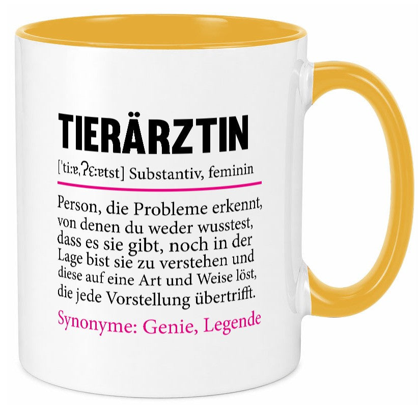 Tierärztin | Mediziner lustiger Spruch Tiermedizin Humor Tierliebhaber Tasse