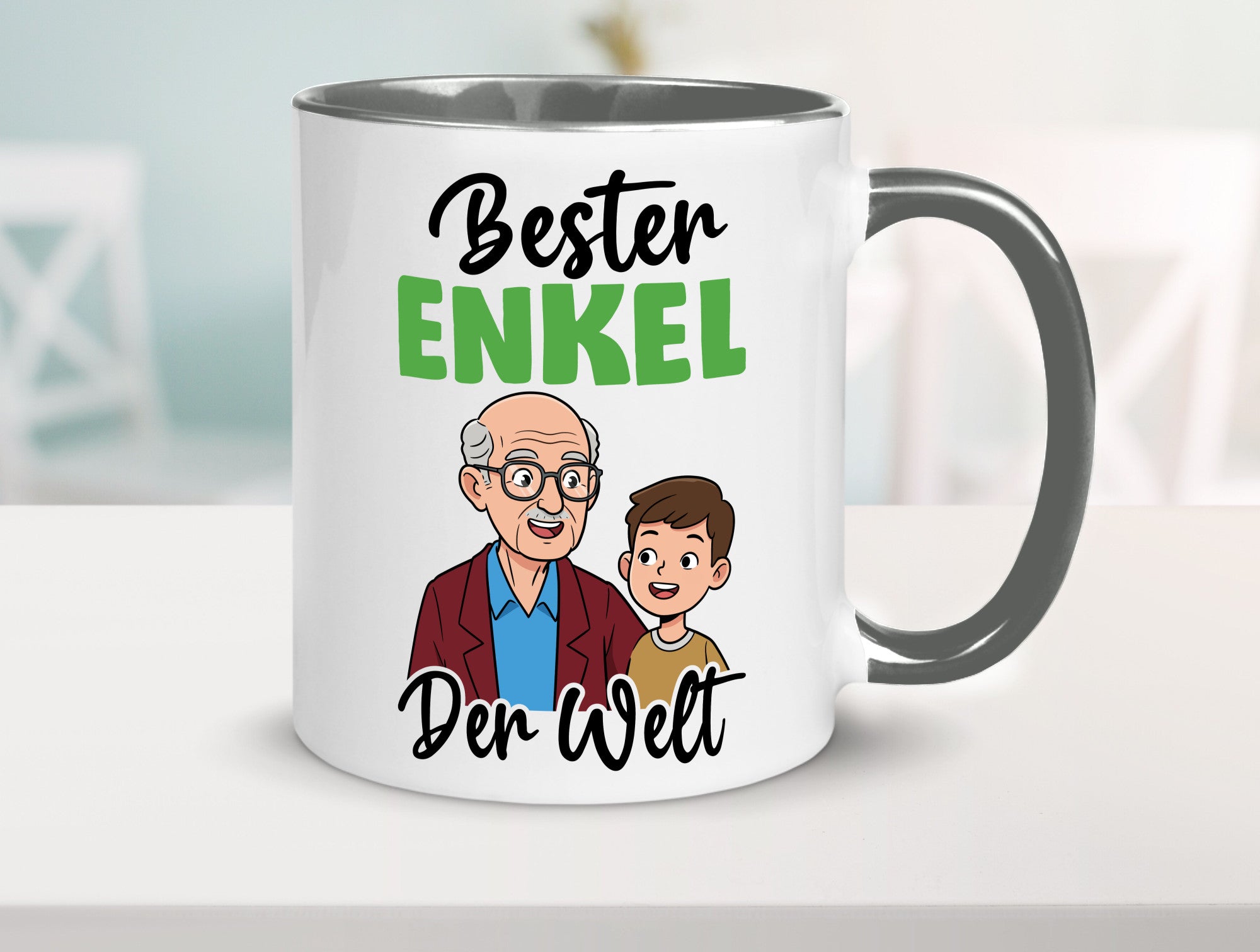 Bester Enkel | Großmutter Großvater Oma Opa lustiger Spruch Geschenk Familie